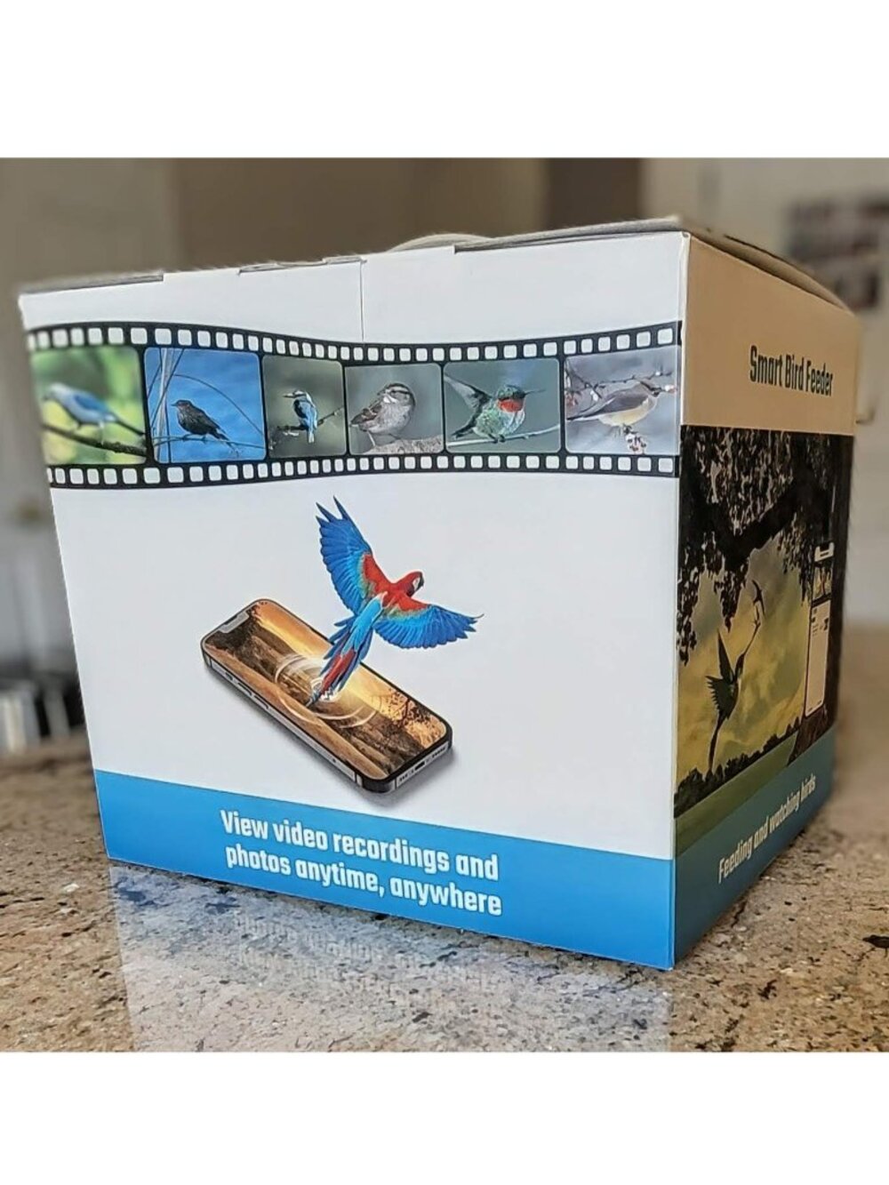 NIB: YONDX 2K HD Smart Bird Feeder with AI & Solar Power (AI Assisted Descriptio